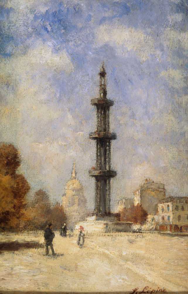 The Grenelle artesian well, (place de Breteuil) (1880) - Stanislas Lepine