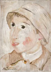 The Head of a Boy in a Hat (1925) - Tadeusz Makowski