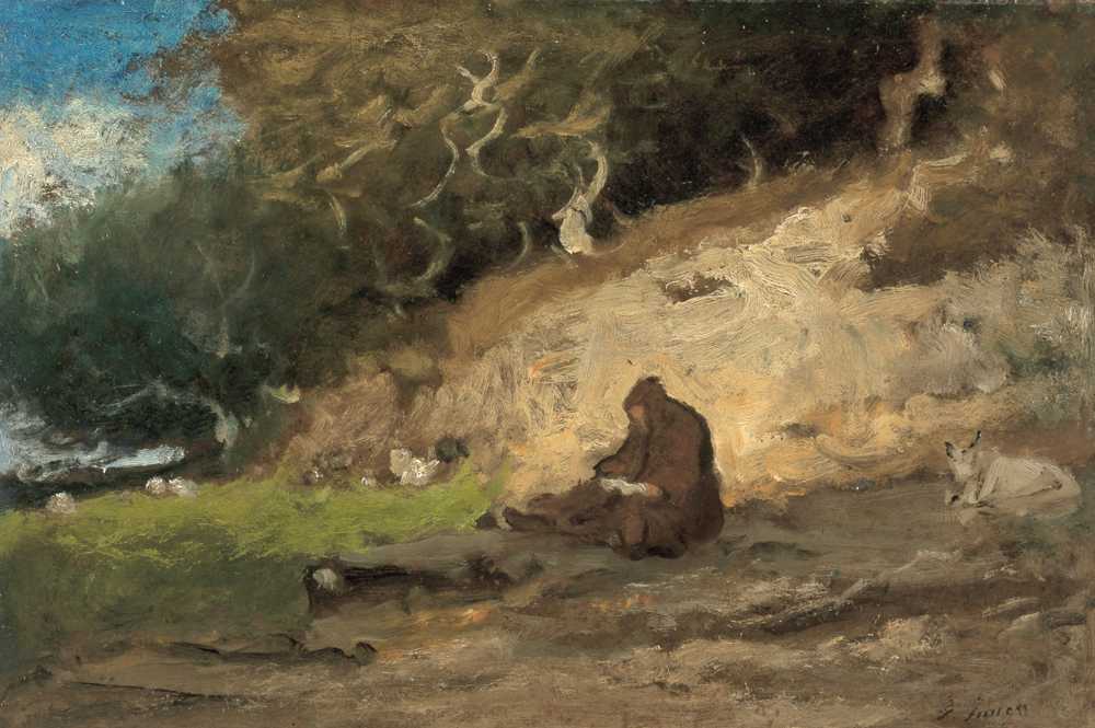 The Hermit (circa 1883-85) - George Inness
