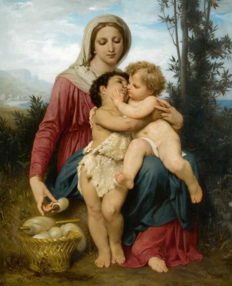 The Holy Family (1863) - William-Adolphe Bouguereau