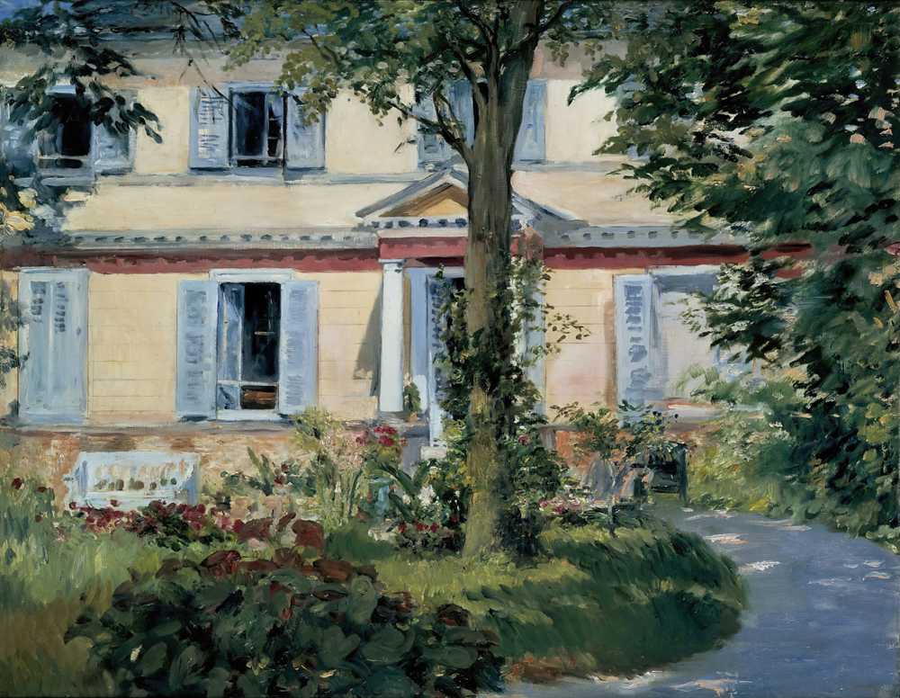 The House at Rueil (1882) - Edouard Manet