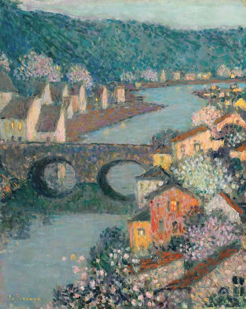 The Houses On The River (circa 1938) - Henri Le Sidaner