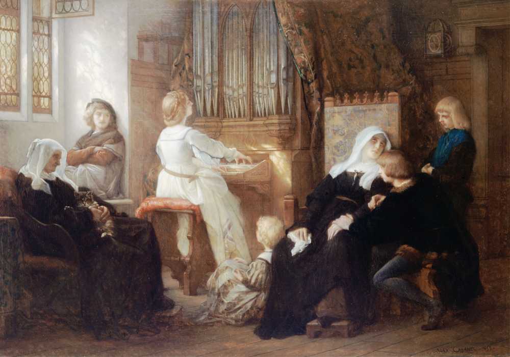 The Kapellmeister's Widow (1859) - Alexandre Cabanel