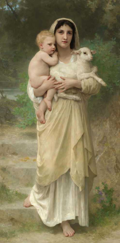 The Lambs (1897) - William-Adolphe Bouguereau