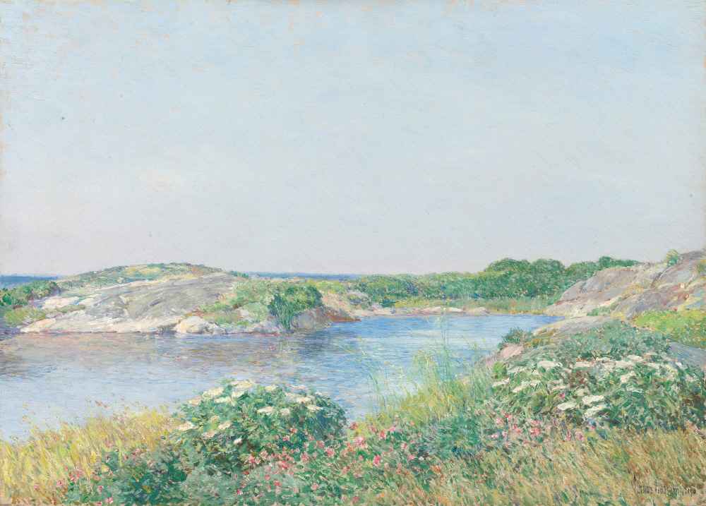 The Little Pond, Appledore - Childe Hassam
