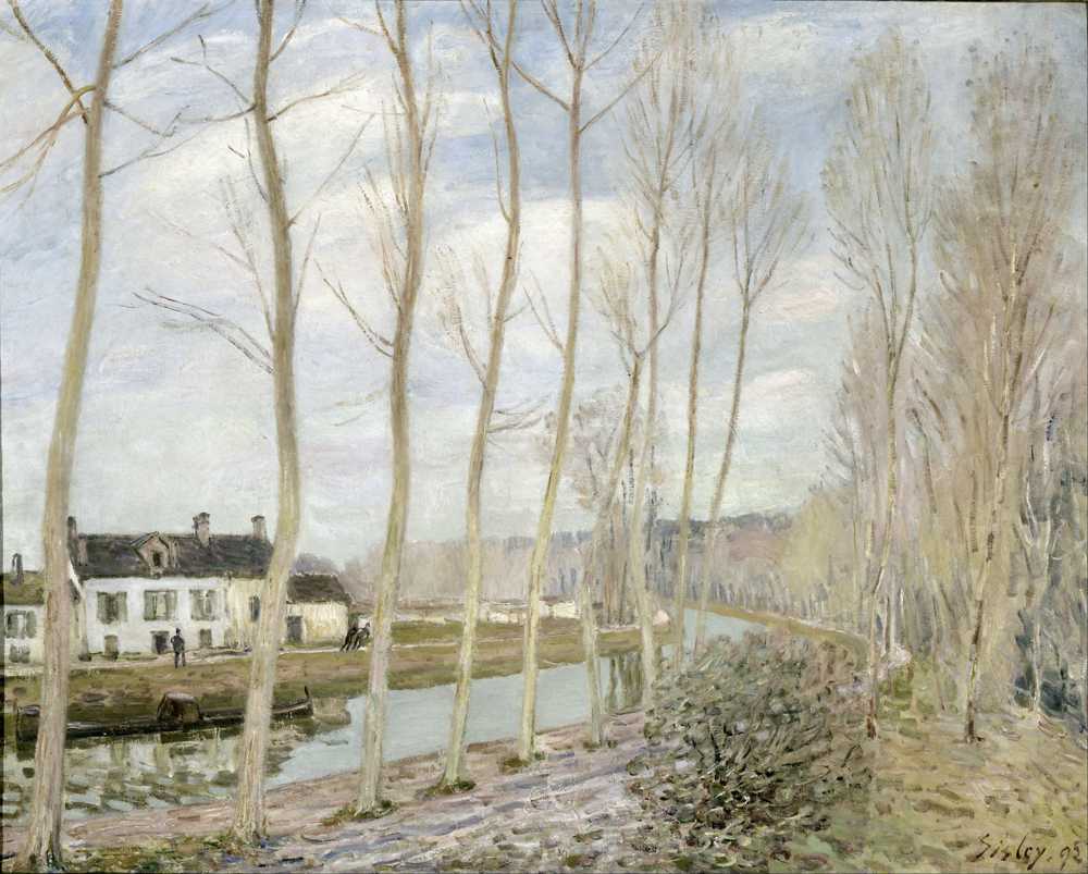 The Loing’s Canal (1892) - Alfred Sisley