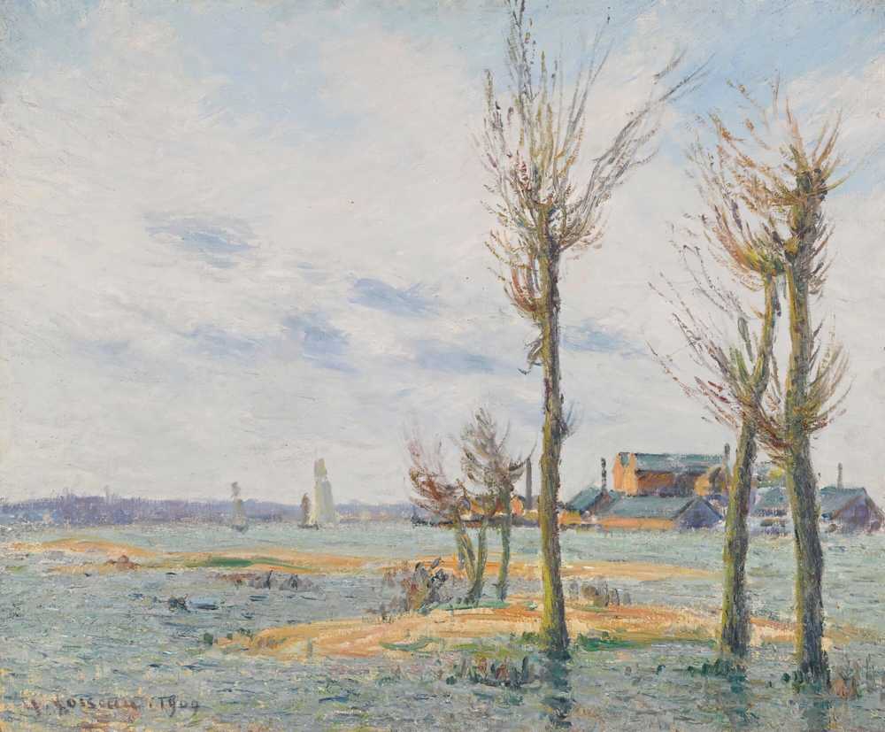 The Loire At Trentemouet (1909) - Gustave Loiseau