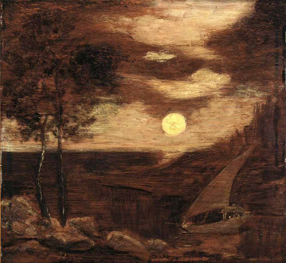 The Lovers’ Boat (ca. 1881) - Albert Pinkham Ryder