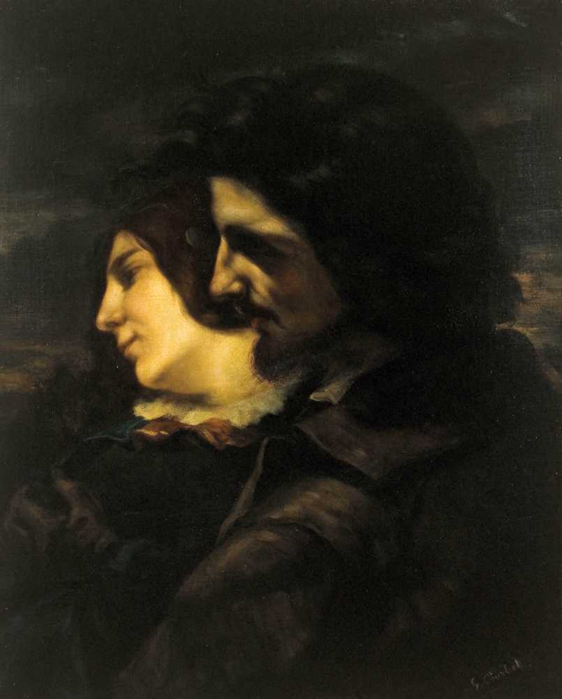 The lovers in the countryside (1844) - Gustave Courbet