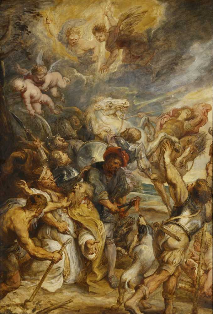 The Martyrdom of Saint Livinus (1633 - 1635) - Peter Paul Rubens
