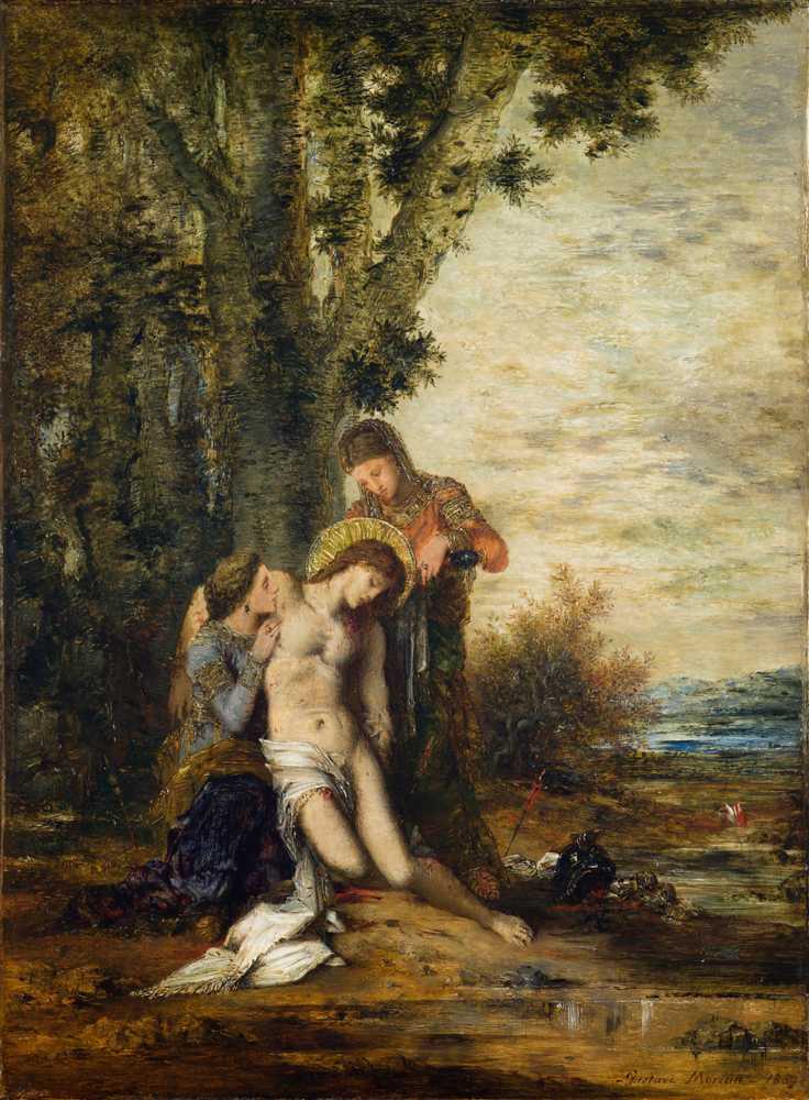 The Martyred Saint Sebastian (1869) - Gustave Moreau