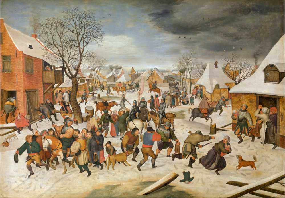 The Massacre of the Children at Bethlehem - Pieter Brueghel Młodszy