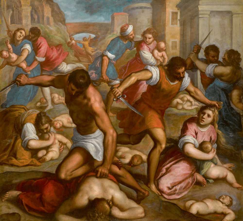 The Massacre Of The Innocents - Jacopo Palma il Giovane