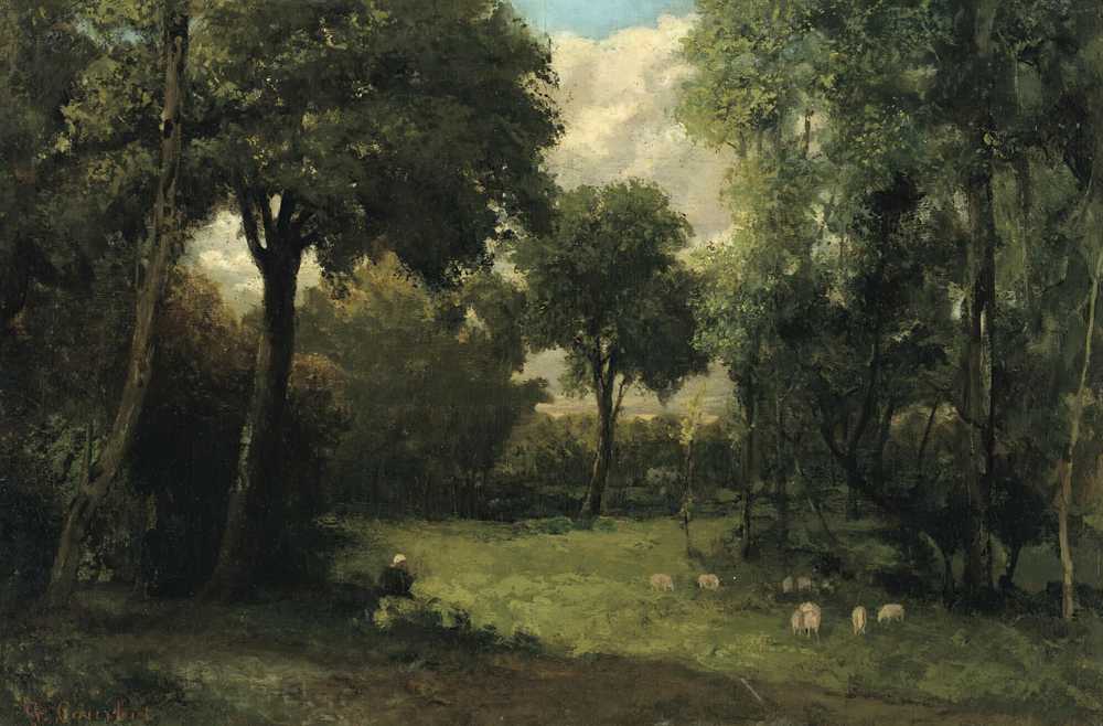 The meadow - Gustave Courbet