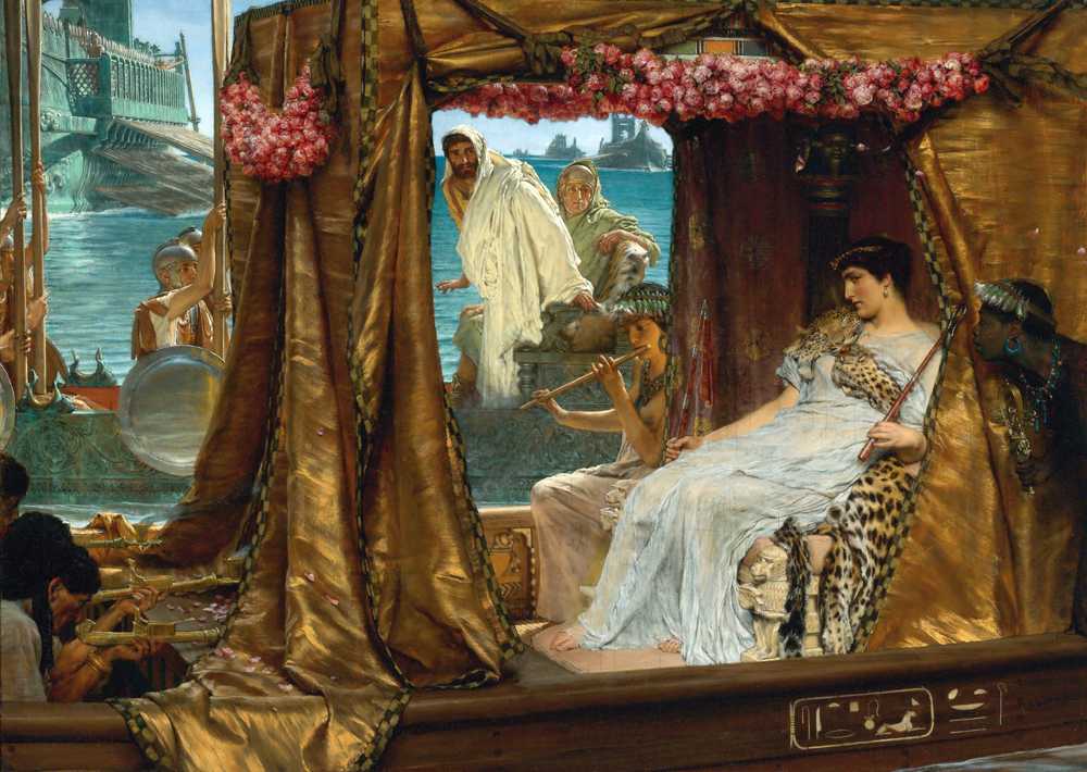 The Meeting Of Antony And Cleopatra 41BC  - Alma-Tadema