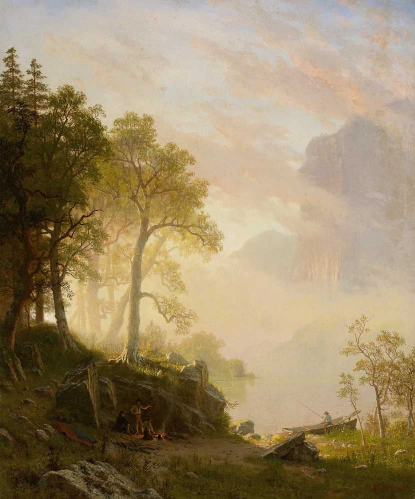 The Merced River in Yosemite - Albert Bierstadt