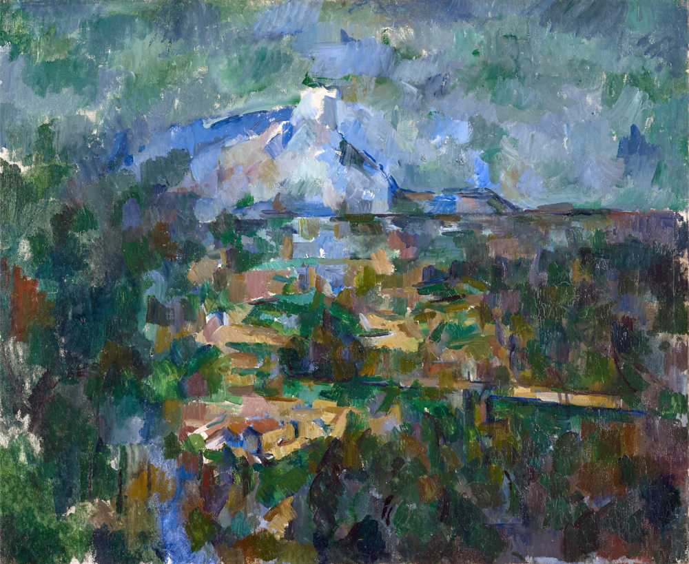 The Mont Sainte-Victoire Seen From Les Lauves (1904) - Paul Cezanne