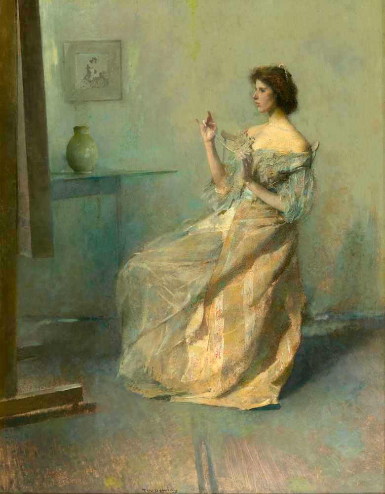 The Necklace (ca. 1907) - Thomas Dewing