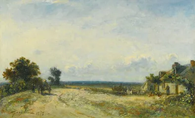 The Nivernaise Campaign (1873) - Johan Barthold Jongkind