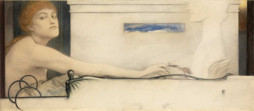 The Offering (1891) - Fernand Khnopff