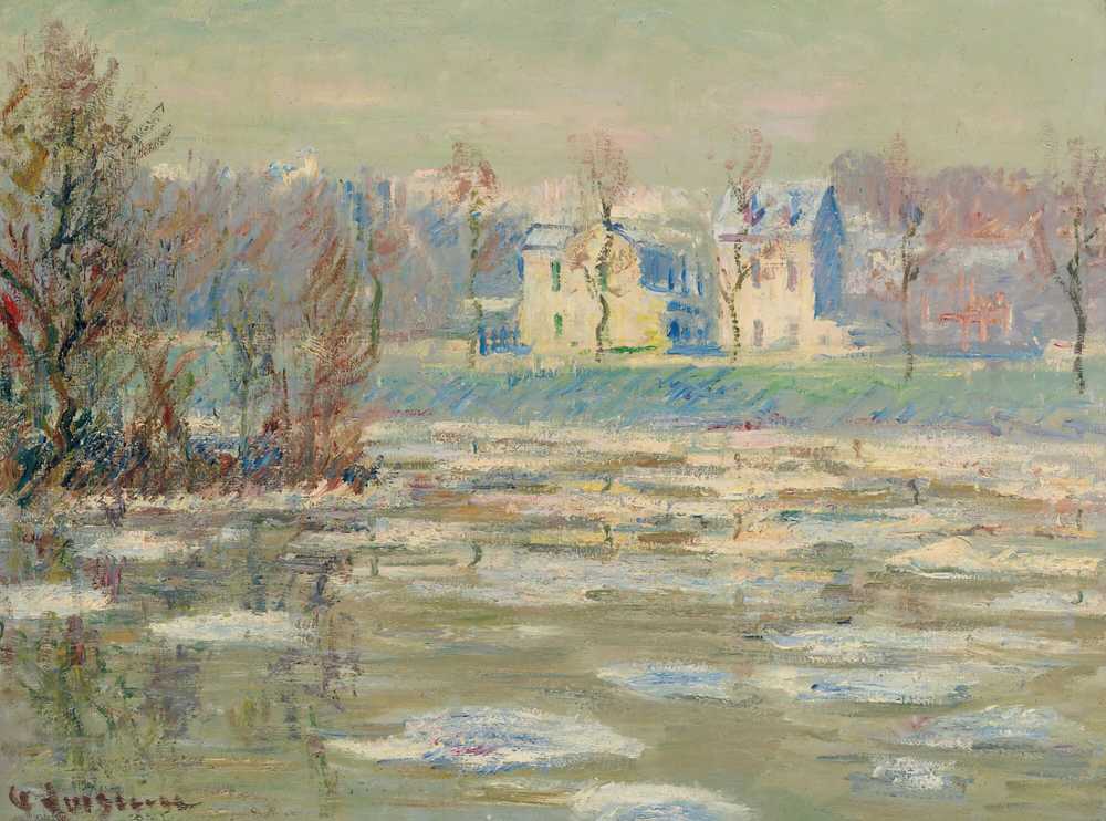 The Oise In Winter - Gustave Loiseau