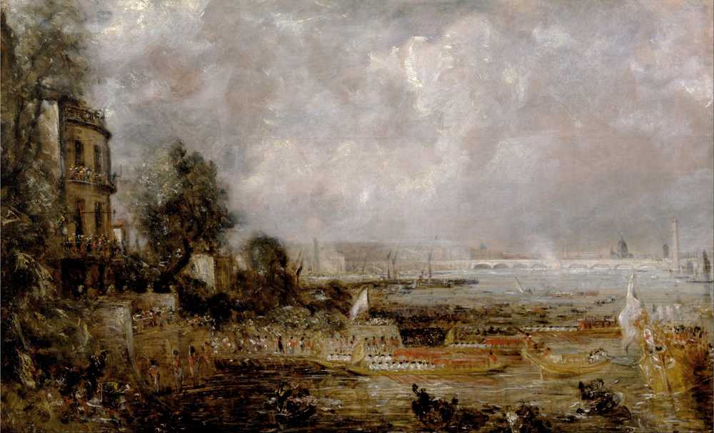 The Opening of Waterloo Bridge - John Constable