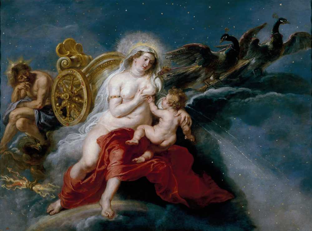 The Origin Of The Milky Way (1636-1637) - Peter Paul Rubens