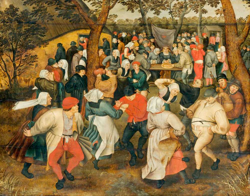 The Outdoor Wedding Feast - Pieter Brueghel Młodszy