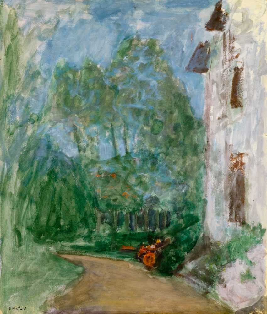 The Path In Front Of The House - Jean-Edouard Vuillard