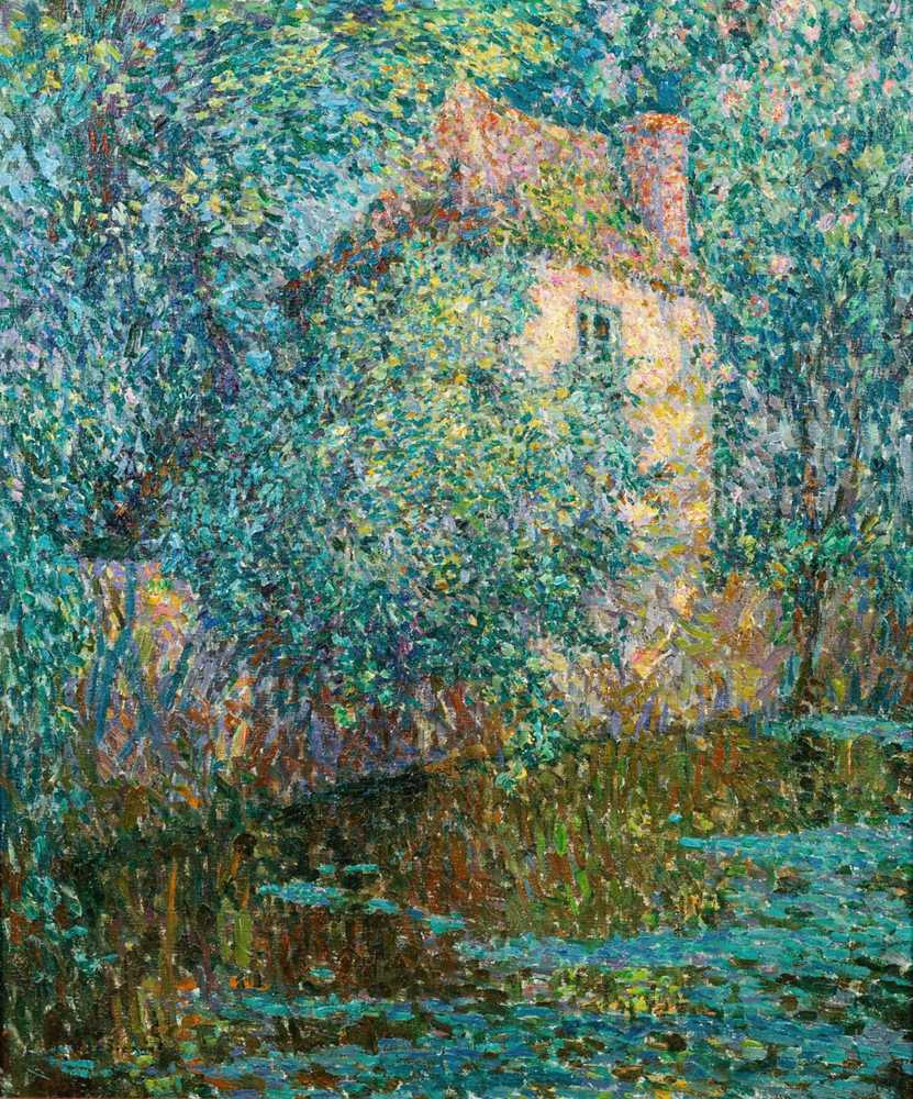The Pavilion in the Leaves, composition (1924) - Henri Le Sidaner