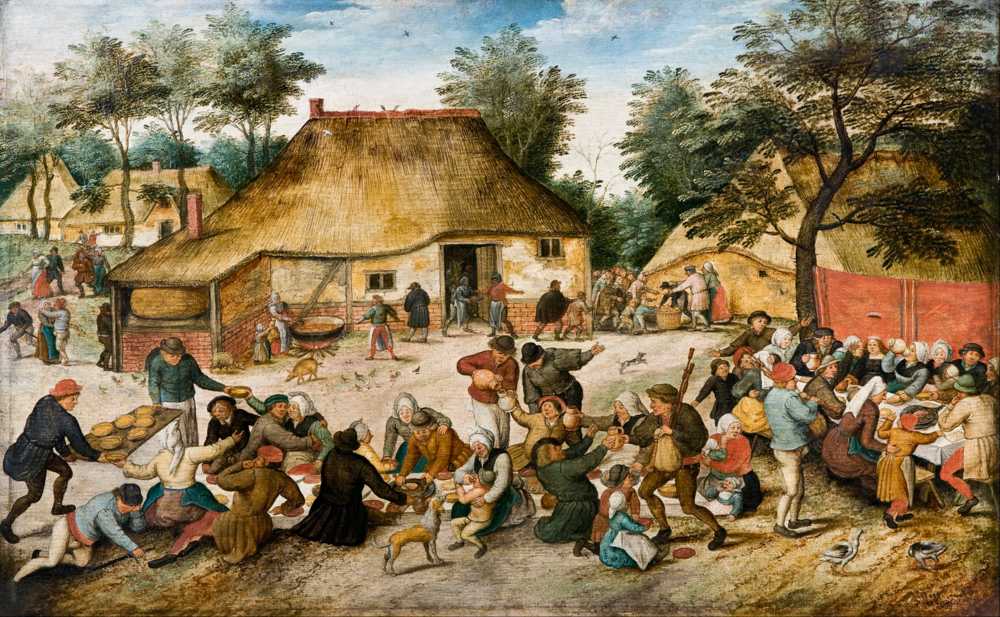 The Peasant Wedding (1550s ) - Pieter Brueghel Młodszy