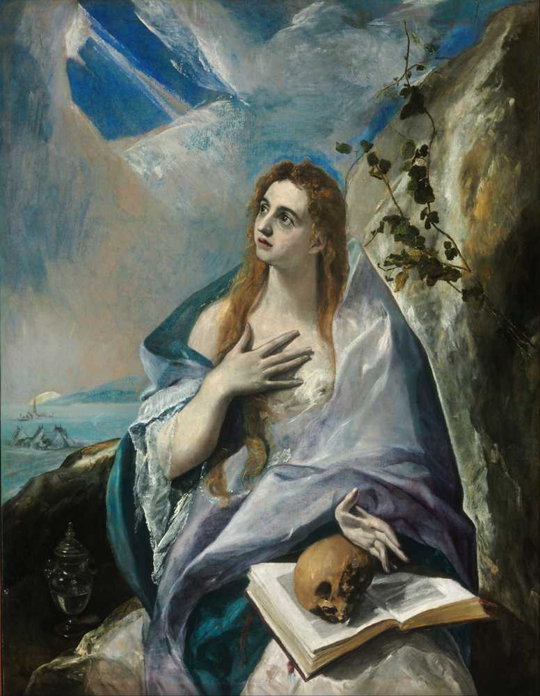 The Penitent Magdalene - El Greco