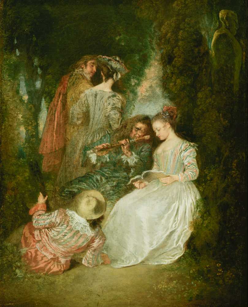 The Perfect Accord - Jean-Antoine Watteau