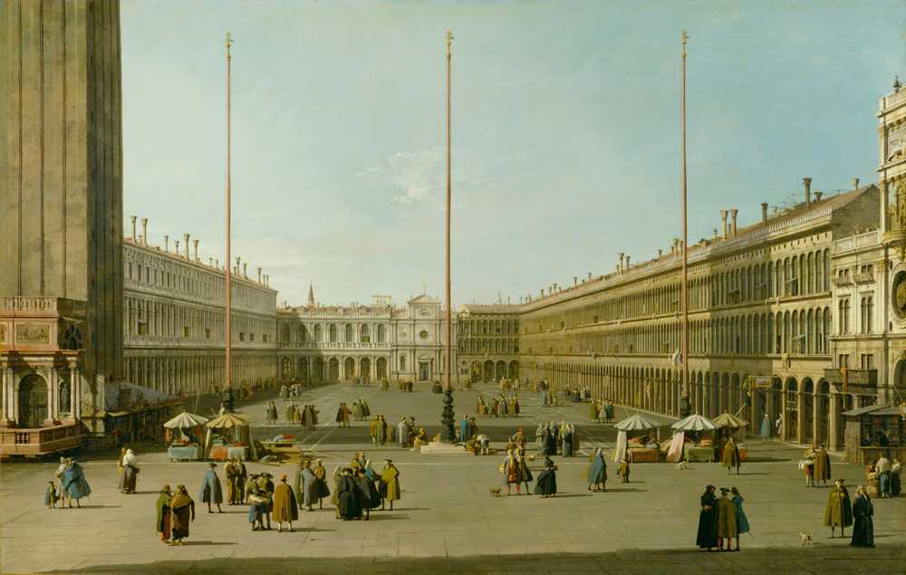 The Piazza San Marco (ca. 1739) - Canaletto