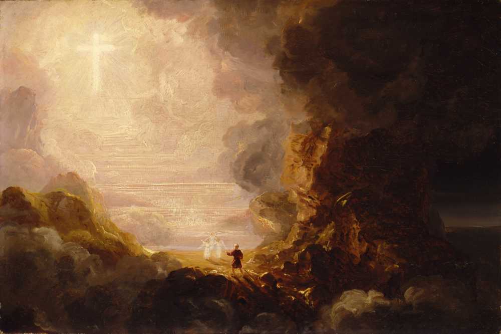The Pilgrim of the Cross at the End of His Journey - Thomas Cole