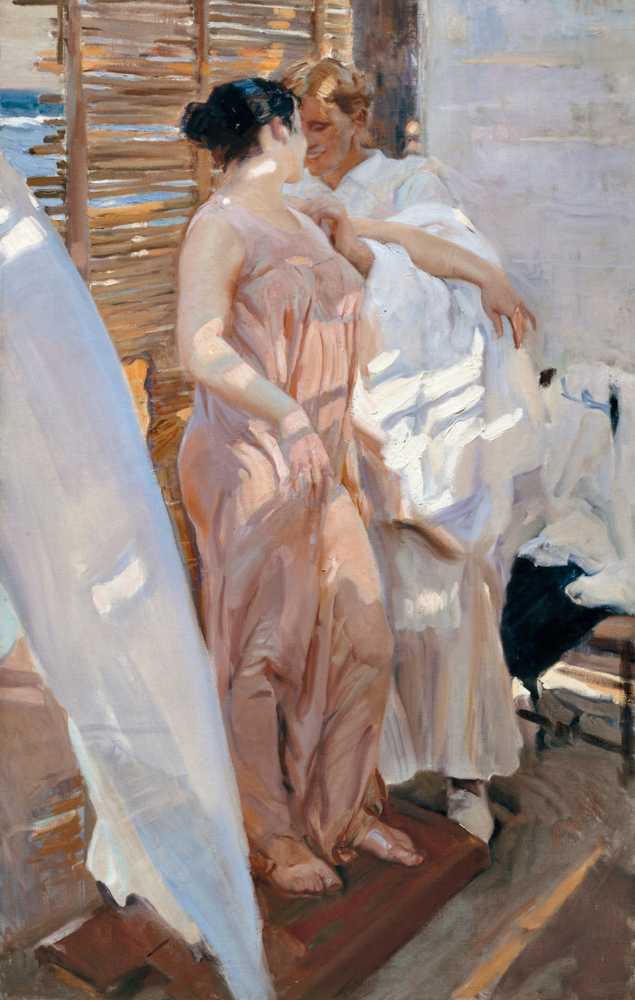 The Pink Robe (1916) - Joaquin Sorolla y Bastida