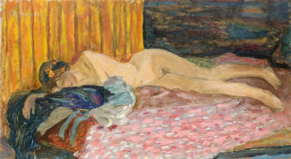 The Pink Sofa (1910) - Pierre Bonnard