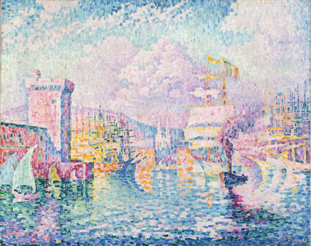 The Pink Tower, Marseille - Paul Signac