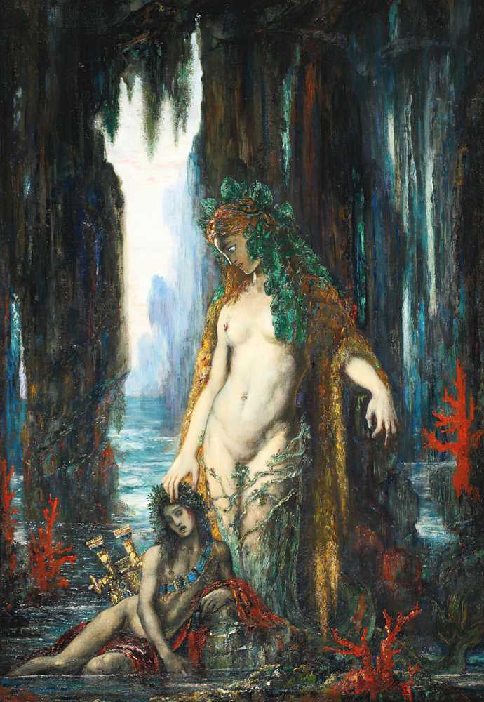 The Poet and the Mermaid, 1893 - Gustave Moreau