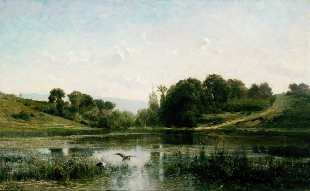 The Ponds of Gylieu (1853) - Charles-Francois Daubigny