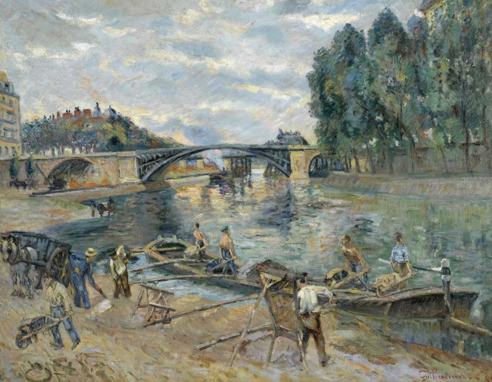 The Pont De Sully, Paris (circa 1886) - Armand Guillaumin
