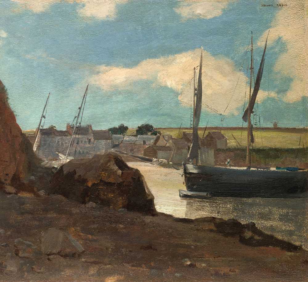 The Port of Morgat (1882) - Odilon Redon