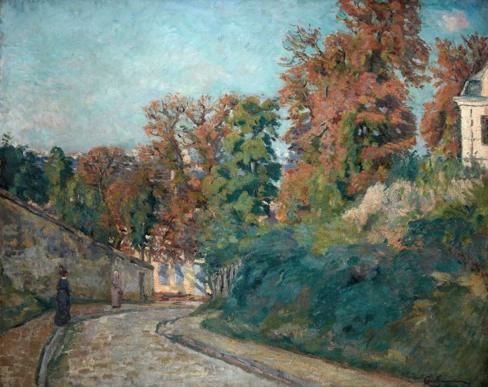 The Promenade (A Street in Ile-de-France) (circa 1875) - Armand Guillaumin