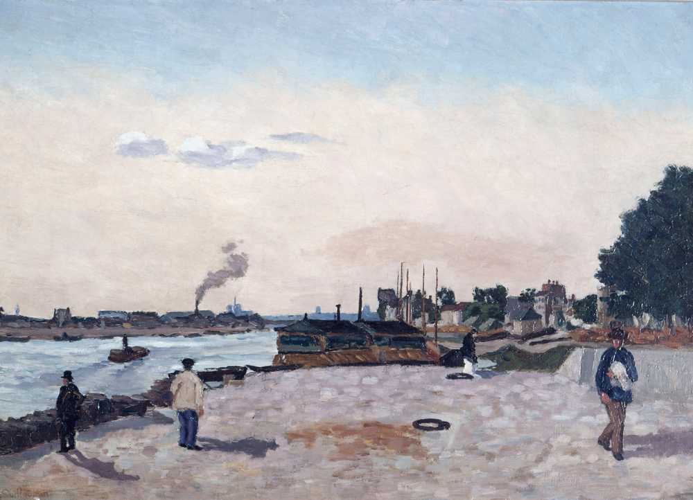 The Quai de Bercy (1874) - Armand Guillaumin