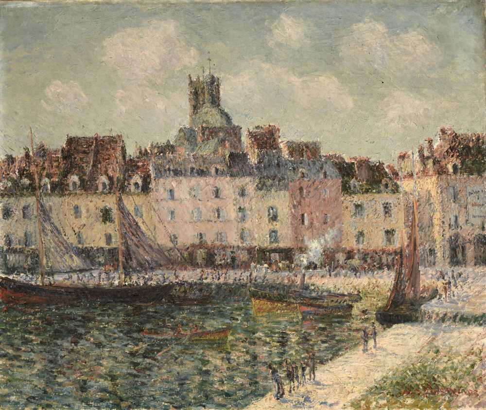 The Quai Duquesne in Dieppe (1903) - Gustave Loiseau