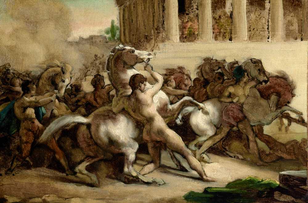 The Race of the Riderless Horses (1817) - Theodore Gericault