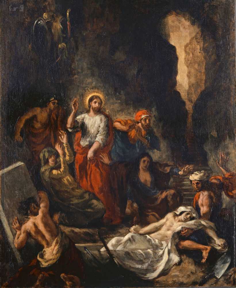 The Raising Of Lazarus (1850) - Ferdinand Victor Eugene Delacroix