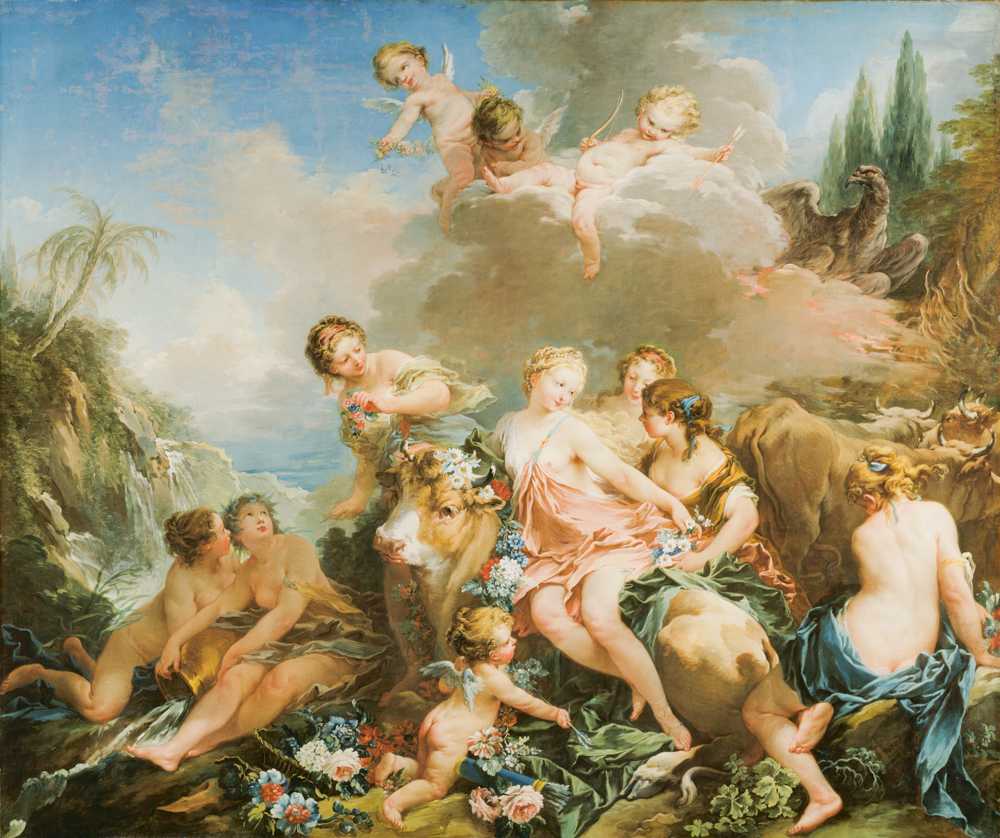 The Rape of Europa (c. 1732 - c. 1735) - Francois Boucher