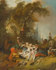 The Rest on the Hunt - Francois Boucher