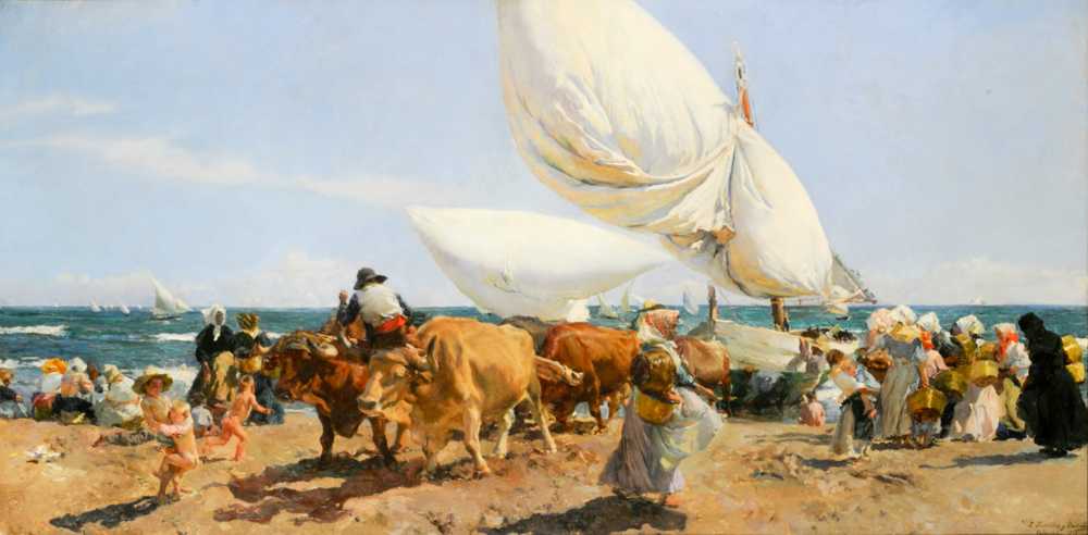 The return from fishing (1898) - Joaquin Sorolla y Bastida